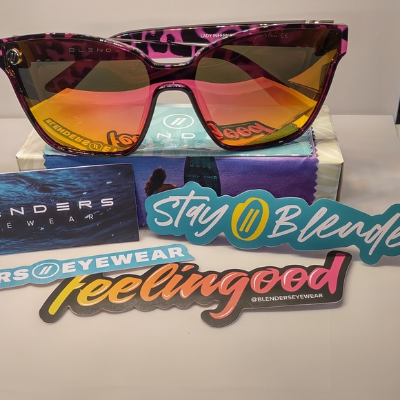 Blenders Eyewear Lady Inferno Buttertron Polarized Sunglasses - Picture 6 of 7